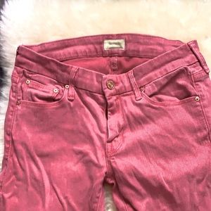 MOTHER  size 26 designer pink skinny jeans EUC